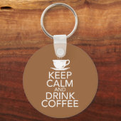 Coffee Coffee Coffee-cadeauobjecten houden Sleutelhanger (Voorkant)