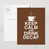 Coffee Coffee Coffee Coffy Coffee Fun houden Briefkaart (Voorkant / Achterkant)