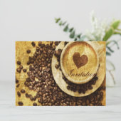 Coffee Coffee Coffee Lover Kaart (Staand voorkant)