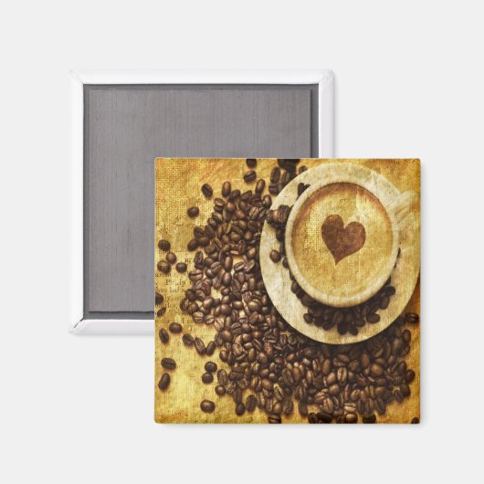 Coffee Coffee Coffee Lover Magneet (Voorkant / Achterkant)