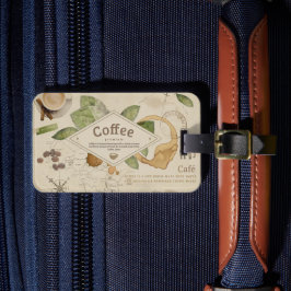 Coffee Collage Bagagelabel