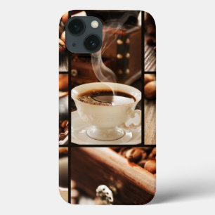 Coffee Collage iPhone 13 Hoesje