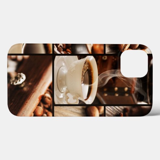 Coffee Collage Case-Mate iPhone Case (Achterkant (horizontaal))