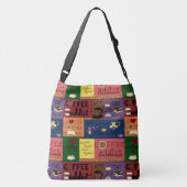 Coffee Collage Crossbody Tas (Achterkant)