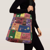 Coffee Collage Crossbody Tas (Dichtbij)