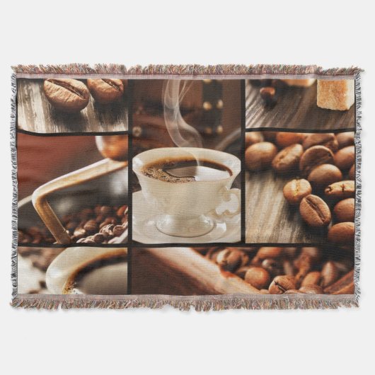 Coffee Collage Deken (Voorkant)