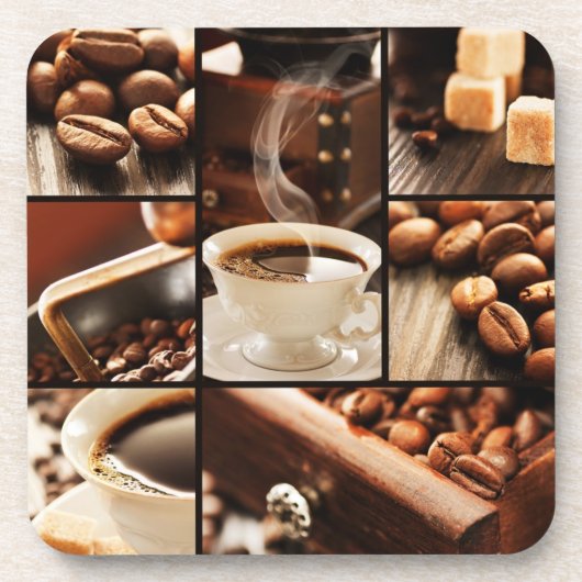 Coffee Collage Drankjes Onderzetter (Voorkant)