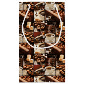 Coffee Collage Klein Cadeauzakje (Achterkant)