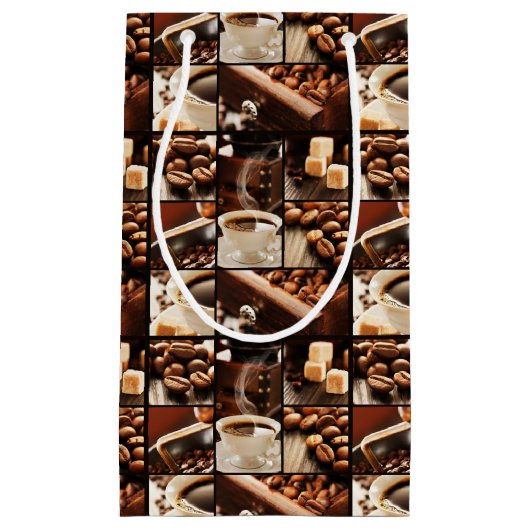 Coffee Collage Klein Cadeauzakje (Voorkant)