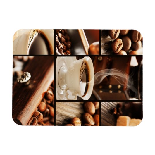 Coffee Collage Magneet (Horizontaal)