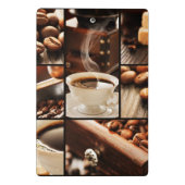 Coffee Collage Mini Klembord (Achterkant)