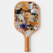 Coffee Collage Pickleball Paddle (Voorkant)