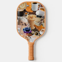 Coffee Collage Pickleball Paddle