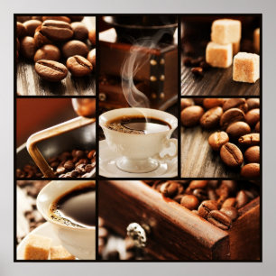 Coffee Collage Poster