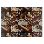 Coffee Collage Snijplank (Voorkant)