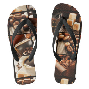 Coffee Collage Teenslippers