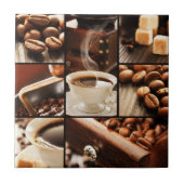 Coffee Collage Tegeltje (Voorkant)