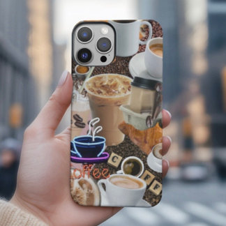 Coffee Collage telefoonhoesje Case-Mate iPhone 14 Hoesje
