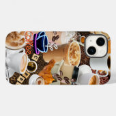 Coffee Collage telefoonhoesje Case-Mate iPhone Case (Achterkant (horizontaal))