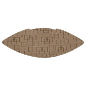Coffee Coloured Squares Pattern American Football (Paneel)