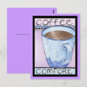 Coffee Comfort Briefkaart (Voorkant / Achterkant)