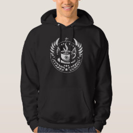 Coffee Commander (wit) Hoodie