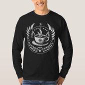 Coffee Commander (wit) T-shirt (Voorkant)