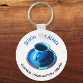 Coffee Consumption Squad | Teamlid Sleutelhanger (Voorkant)