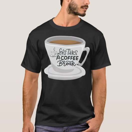 Coffee cool chocolate lab t-shirt (Voorkant)