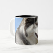 Coffee Cool Siberian Husky Cup Cool Mok (Voorkant links)