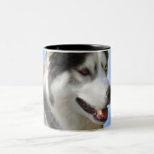 Coffee Cool Siberian Husky Cup Cool Mok (Center)