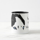 Coffee Cool Siberian Husky Cup Cool Mok (Midden)
