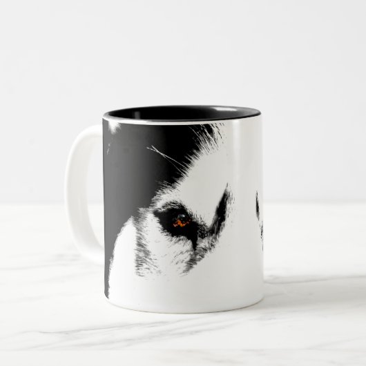 Coffee Cool Siberian Husky Cup Cool Mok (Voorkant links)