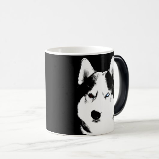 Coffee Cool Siberian Husky Cup Cool Mok (Voorkant rechts)