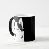 Coffee Cool Siberian Husky Cup Cool Mok (Voorkant links)