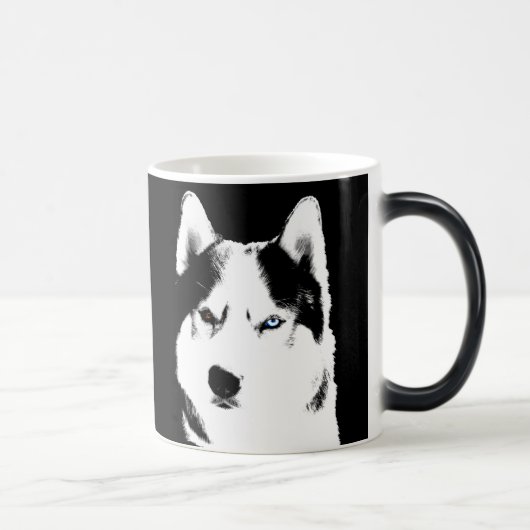 Coffee Cool Siberian Husky Cup Cool Mok (Rechts)