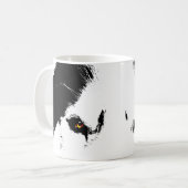 Coffee Cool Siberian Husky Cup Cool Mok (Voorkant links)