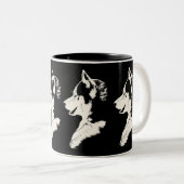 Coffee Cool Siberian Husky Cup Cool Mok (Voorkant rechts)