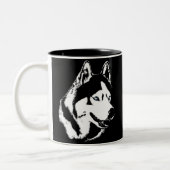 Coffee Cool Siberian Husky Cup Cool Mok (Links)