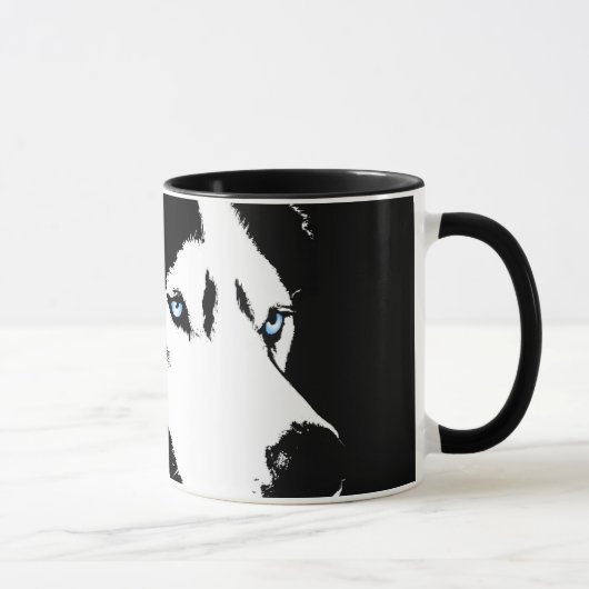 Coffee Cool Siberian Husky Cup Cool Mok (Rechts)