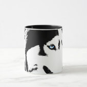 Coffee Cool Siberian Husky Cup Cool Mok (Midden)