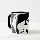 Coffee Cool Siberian Husky Cup Cool Mok (Voorkant links)