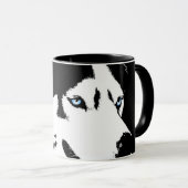Coffee Cool Siberian Husky Cup Cool Mok (Voorkant rechts)