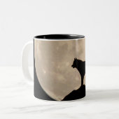 Coffee Cool Siberian Husky Cup Cool Mok (Voorkant links)