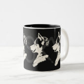 Coffee Cool Siberian Husky Cup Cool Mok (Voorkant rechts)
