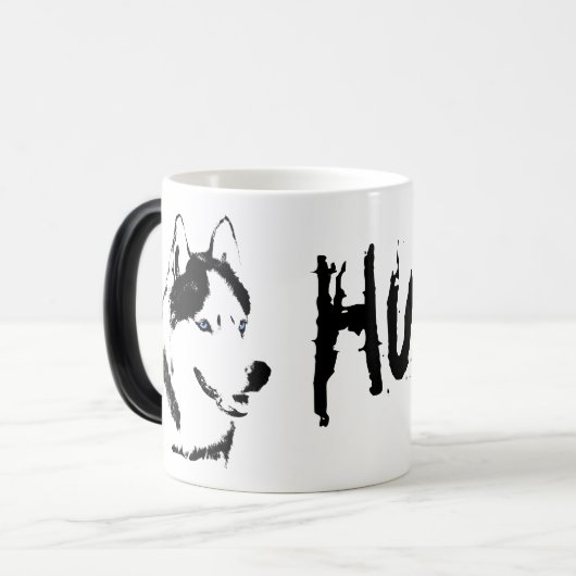 Coffee Cool Siberian Husky Cup Cool Mok (Voorkant links)