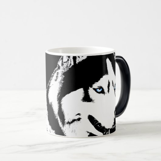 Coffee Cool Siberian Husky Cup Cool Mok (Voorkant rechts)
