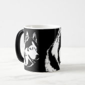 Coffee Cool Siberian Husky Cup Cool Mok (Voorkant links)