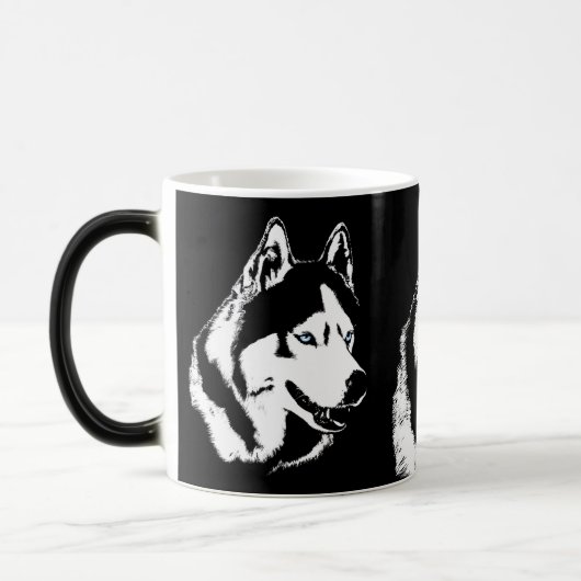 Coffee Cool Siberian Husky Cup Cool Mok (Links)