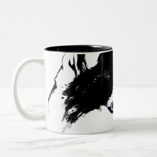 Coffee Cool Siberian Husky Cup Cool Mok (Links)